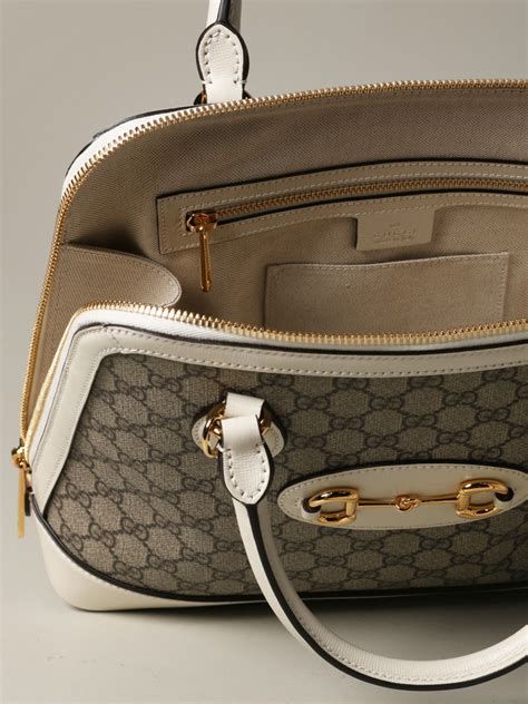 gucci borsa in tela a mano bianco|Gucci borse a mano.